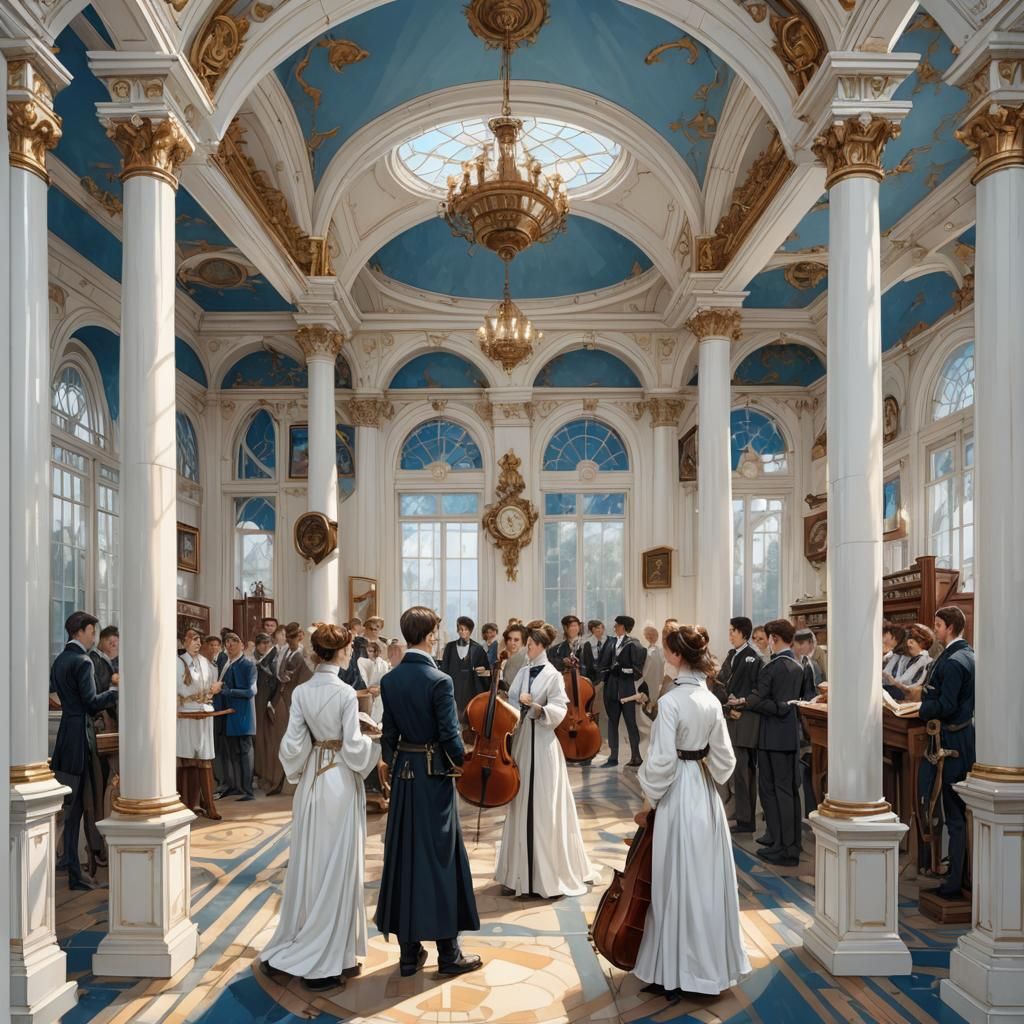 Steampunk Gothic Mansion Ballroom Game Card