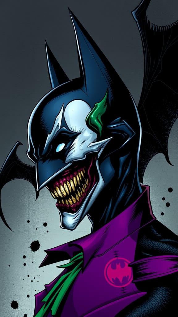 Dark Knight Unleashed: Batman and Joker's Alien Fusion