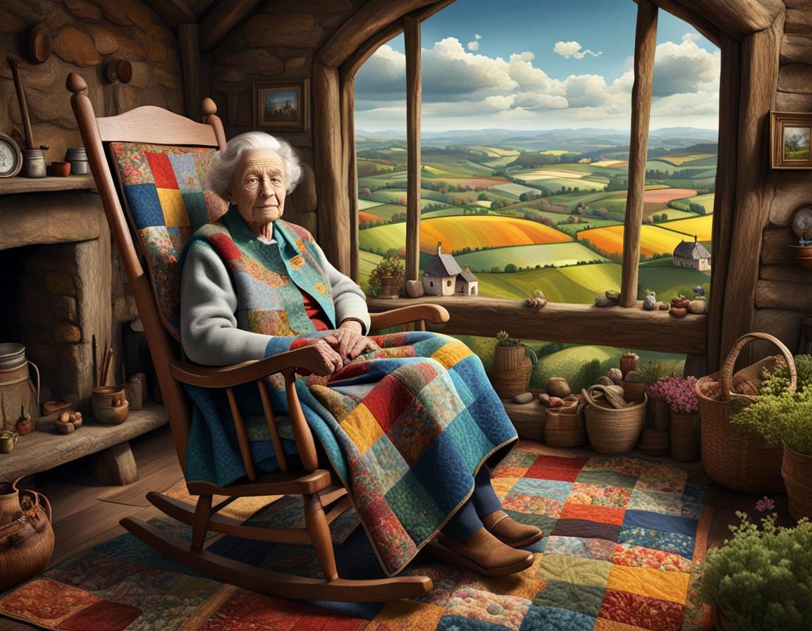 Quilted English Landscape Comes to Life