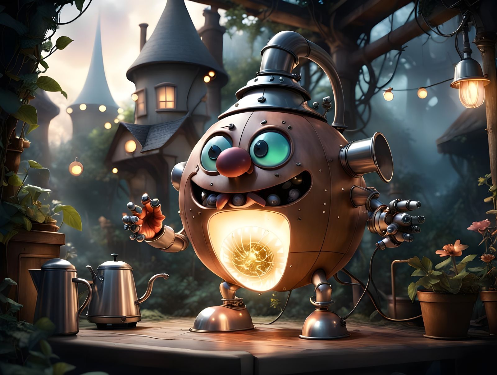 Andromorph Numptigami Spudknuckles Habitat with Godrays