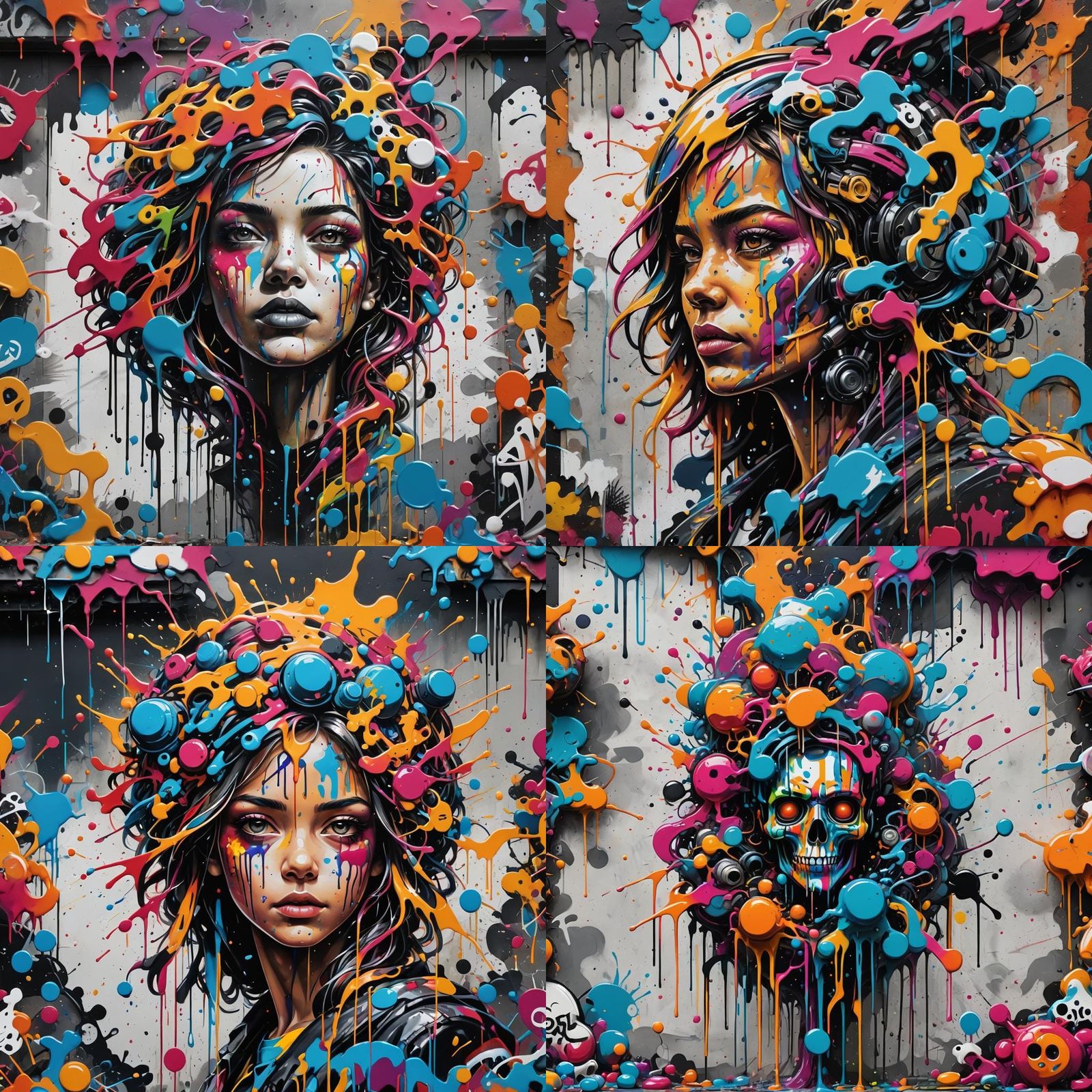 Graffiti Art: Future AI Revolution Leaders