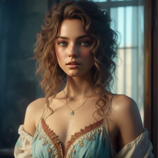 Brunette Haired Person