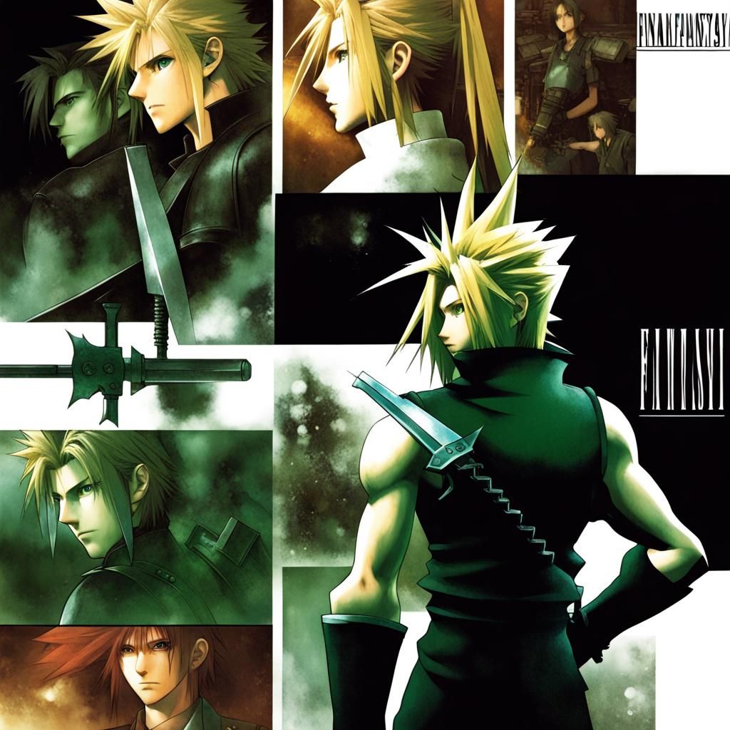 Final Fantasy VII AI Art