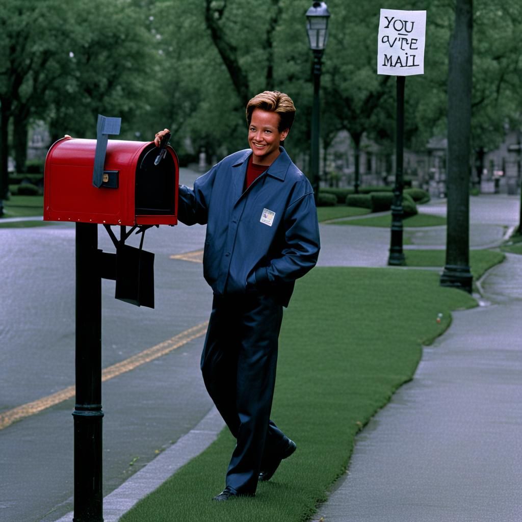 Digital Art Depicting "You've Got Mail"