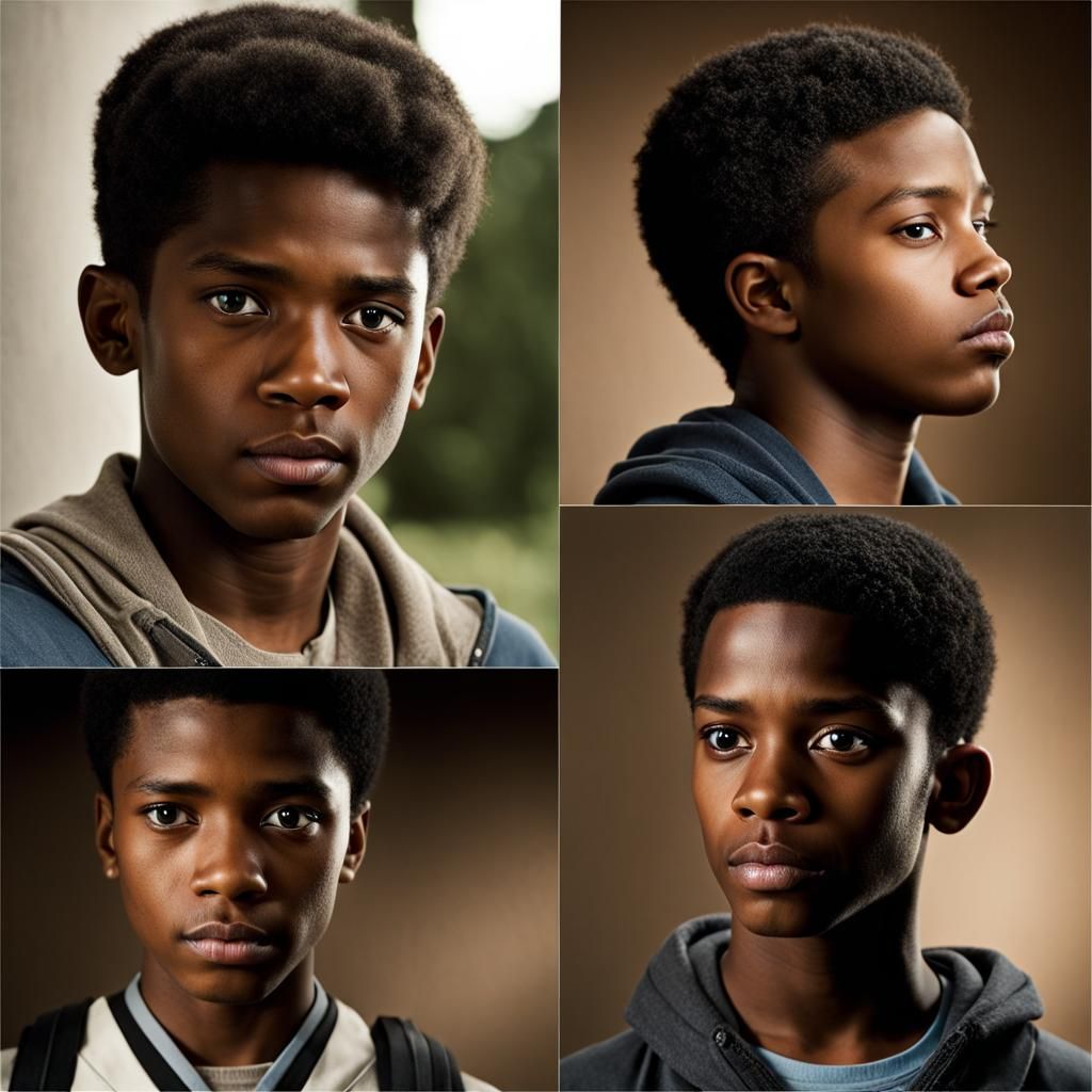 Nervous Teen Portrait with Studio Lighting