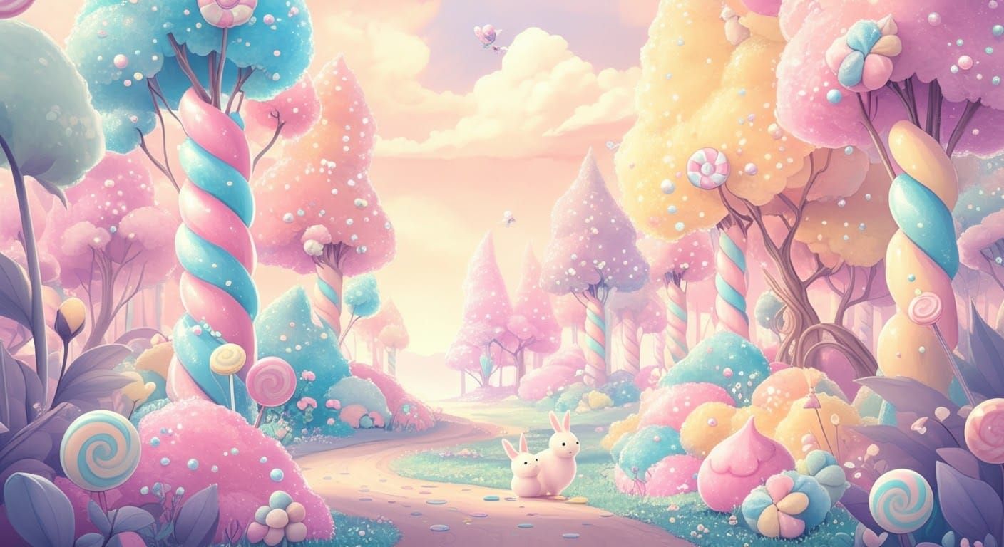 Pastel Candy World