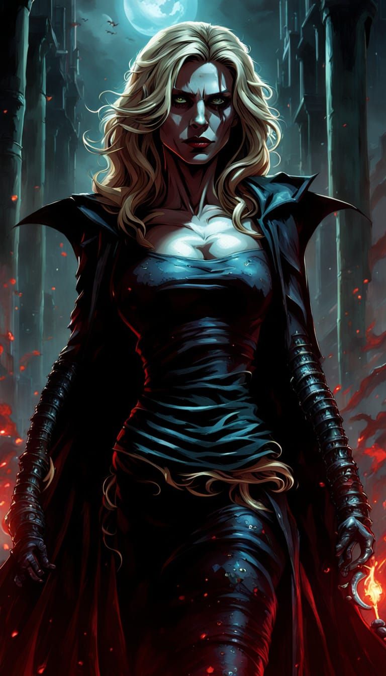 Undead Goddess of Night and Shadow
