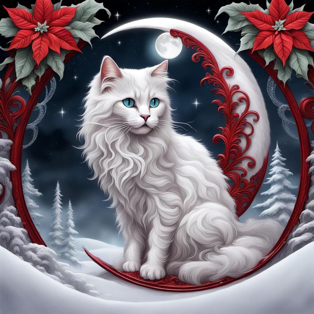 Ragdoll Cat in Narnia, Tim Burton Style