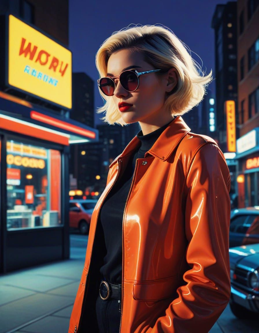 Delores waited for the arrival of the target, Agent Chesterton was already in place inside the Diner.....