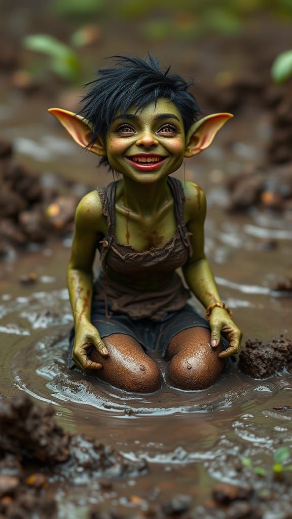 Dirty Little Goblin Girl
