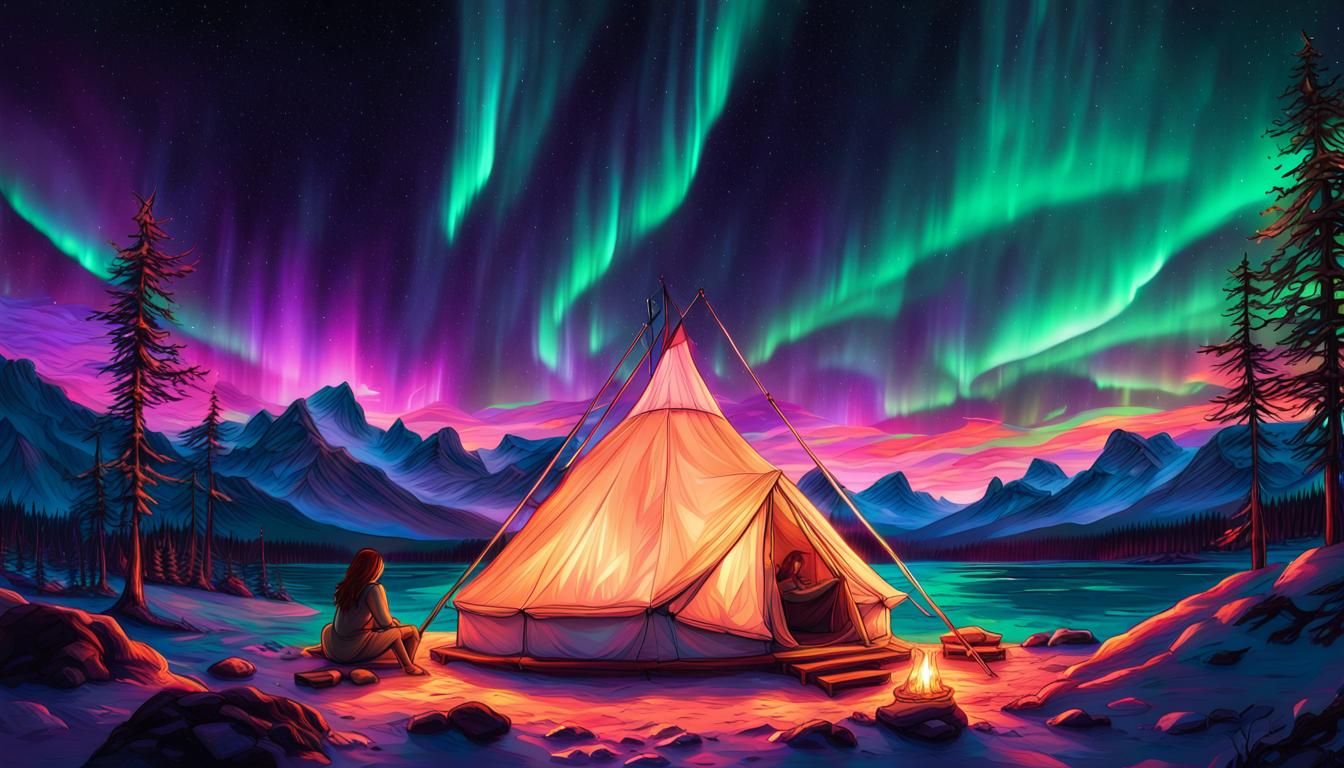 Glamping under the Northern Lights