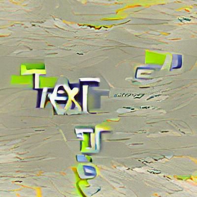 AI-Generated Image of Garbled Text