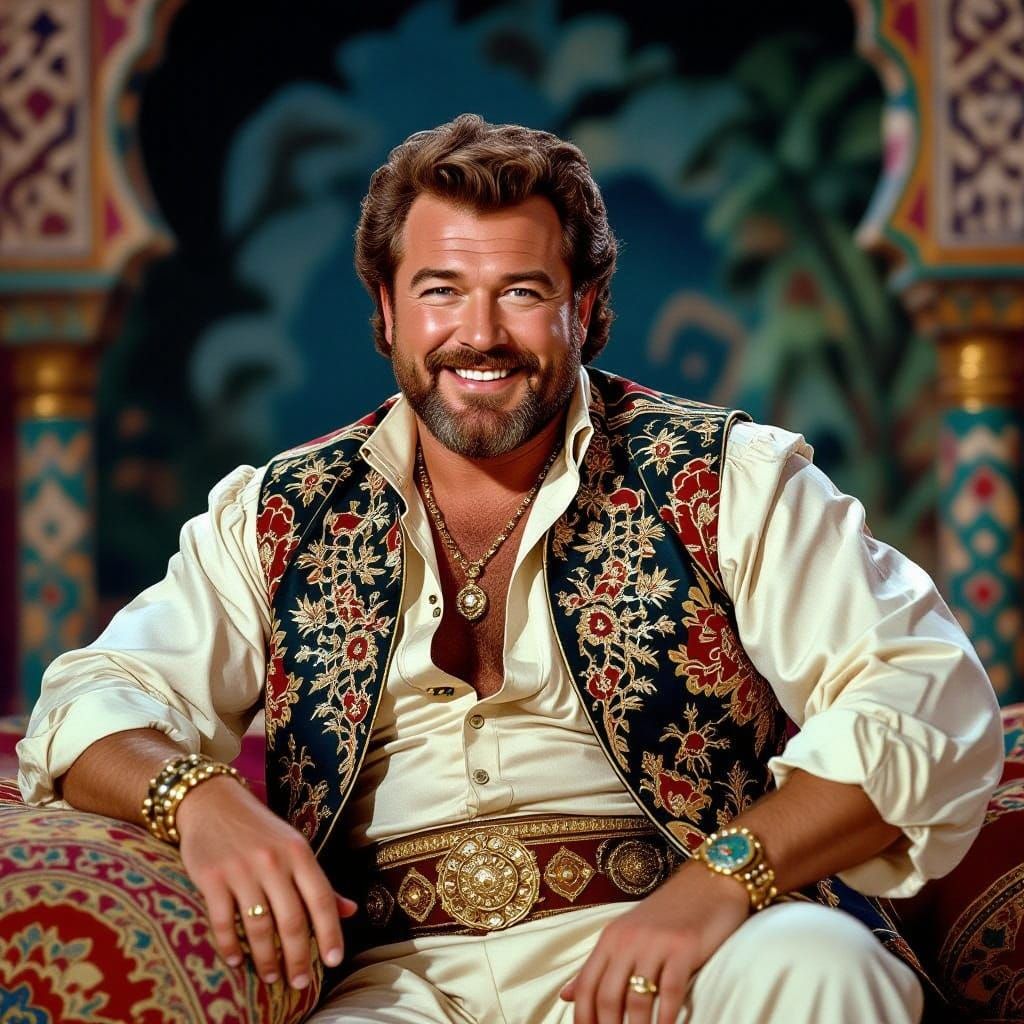 Burl Ives as Jennie from The Brass Bottle in Arabian Nights ...