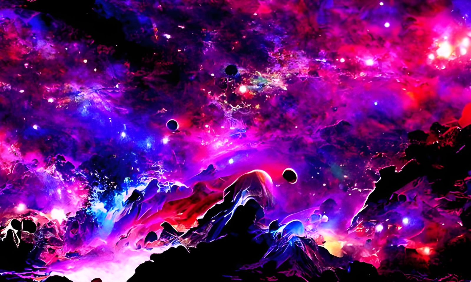 Spectacular AI-Generated Space Scape