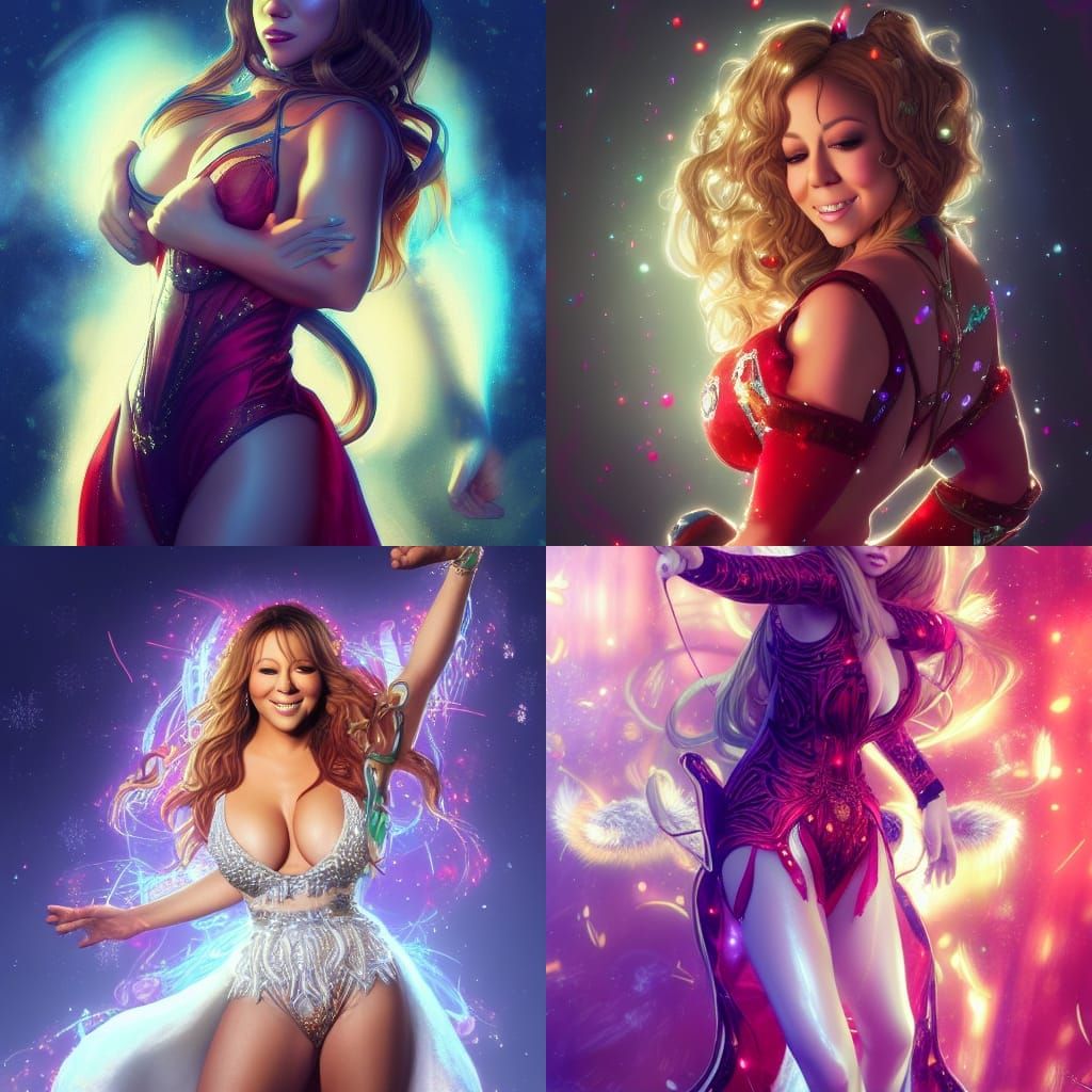 Mariah Carey as Tekken Character, Detailed Portrait