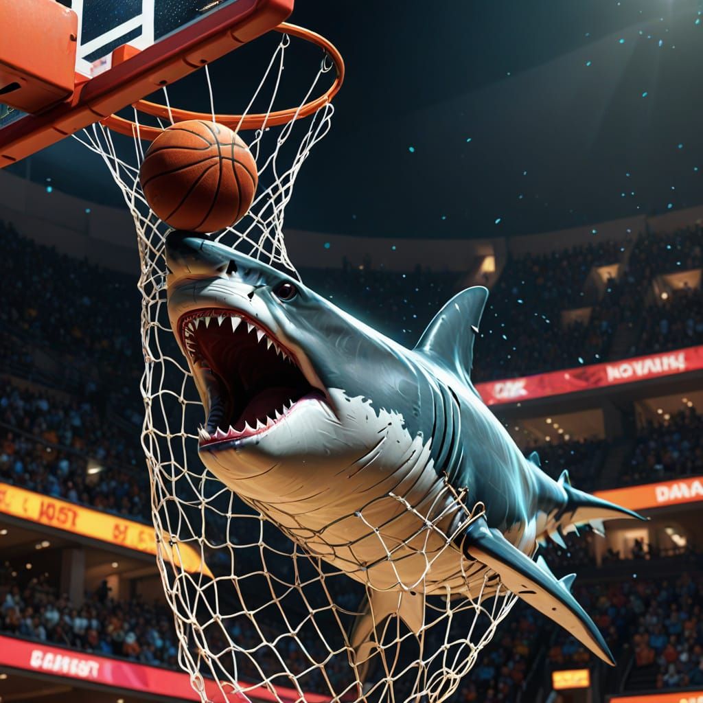 Shark Scores: A Pixar-Style Basketball Concept