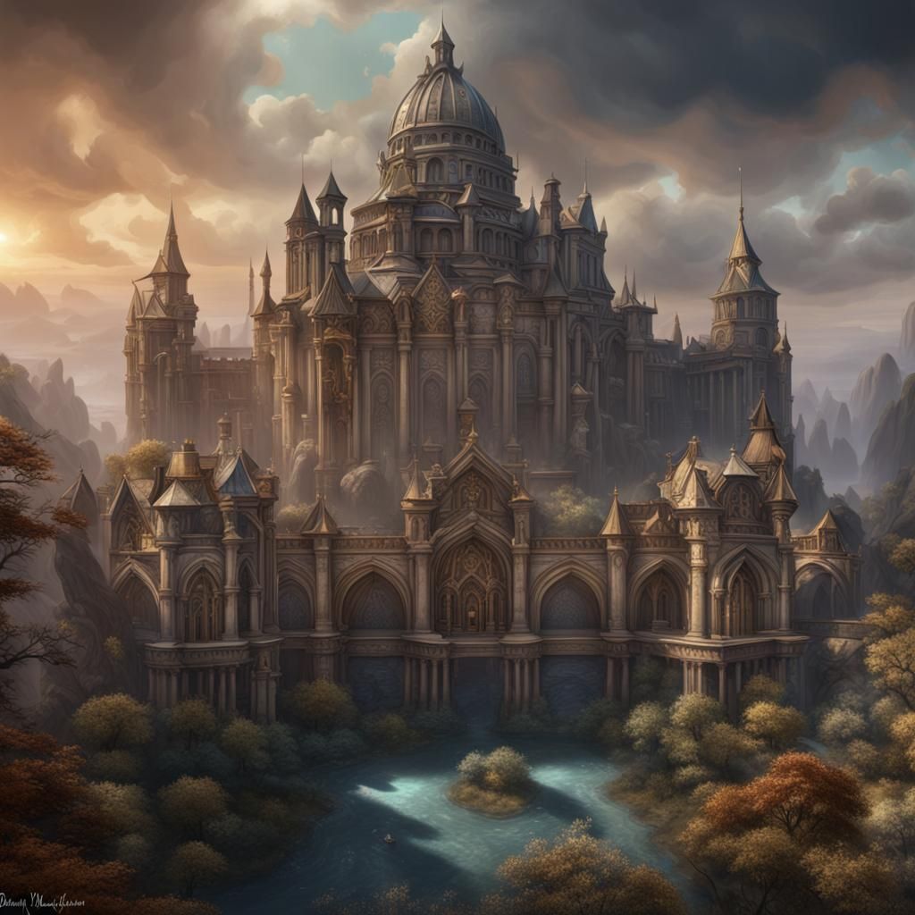 Brian Blessed Handing Over Fantasy Capital in Detailed Paint...