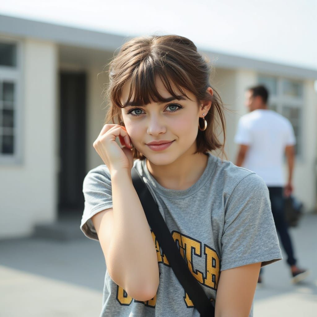 AI Portrait of a Teenage Girl