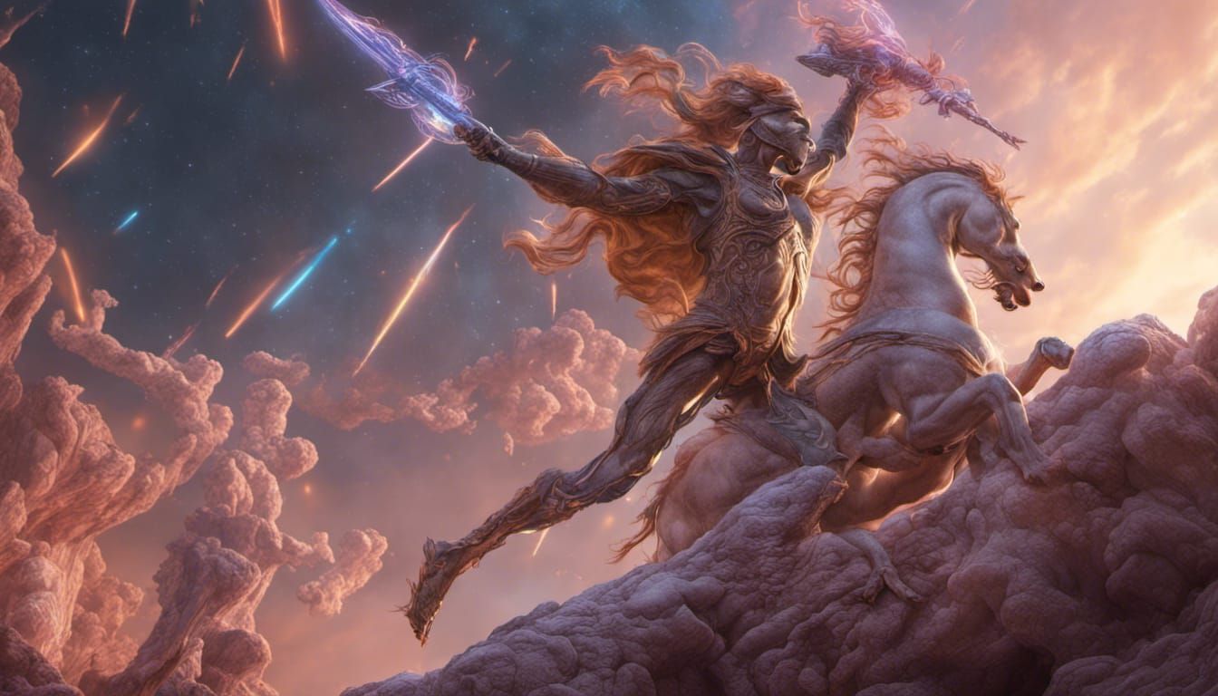 Perseus rescues Andromeda