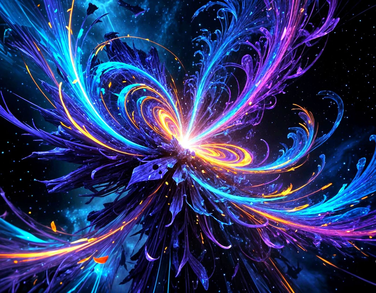 Ethereal Form in a Glimmering Aura