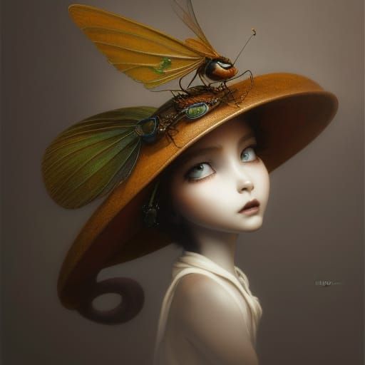 Pixar-Style Baby Fly Illustration