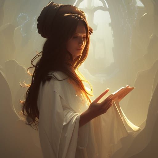 Futuristic Tech Church Portrait in High Resolution