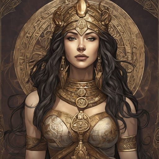 Ishtar: Ancient Babylonian Goddess in Classical Style