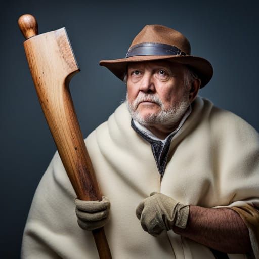 A man with an axe
