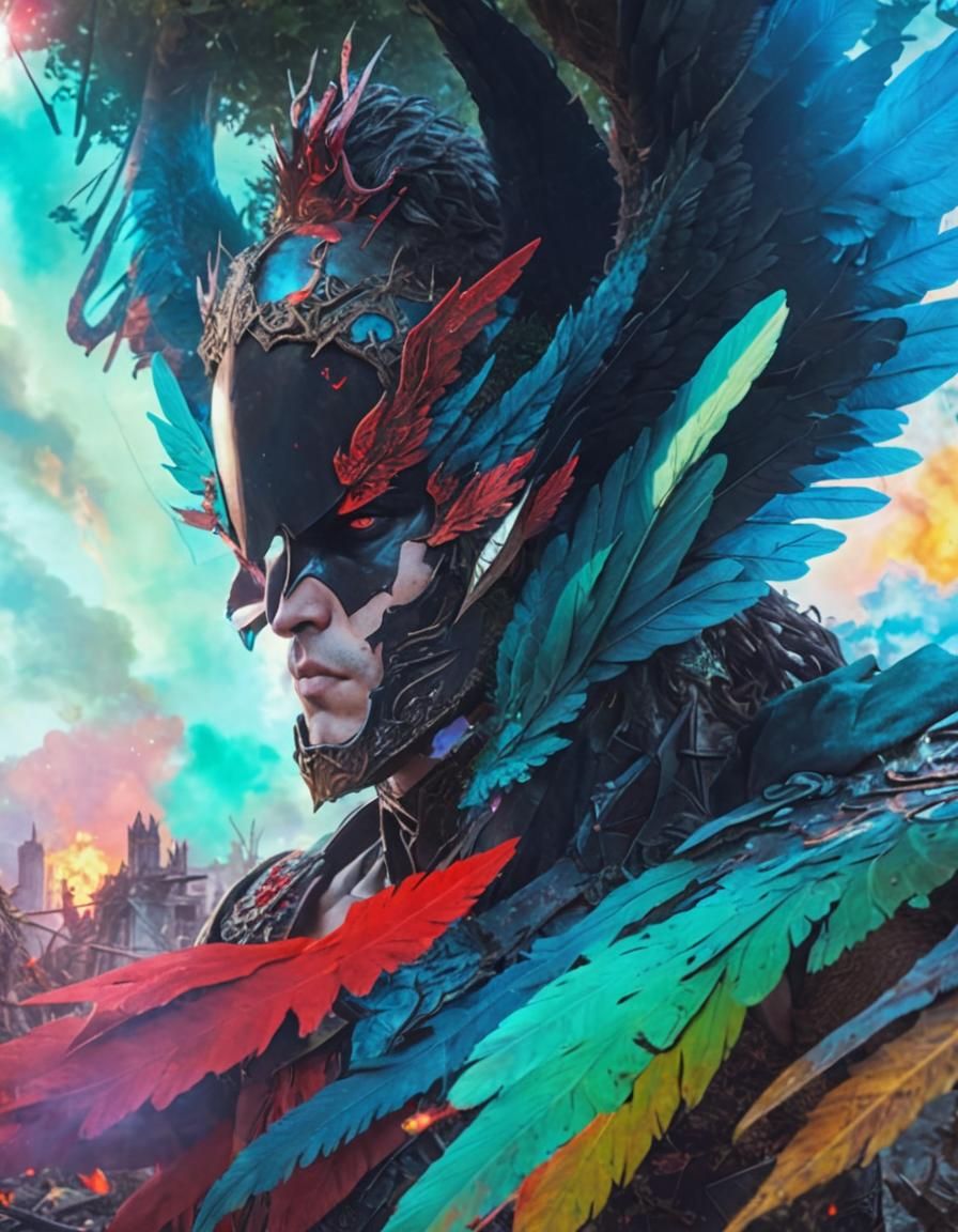 Zephyrus: God of Dawn in Darkwave Surrealism