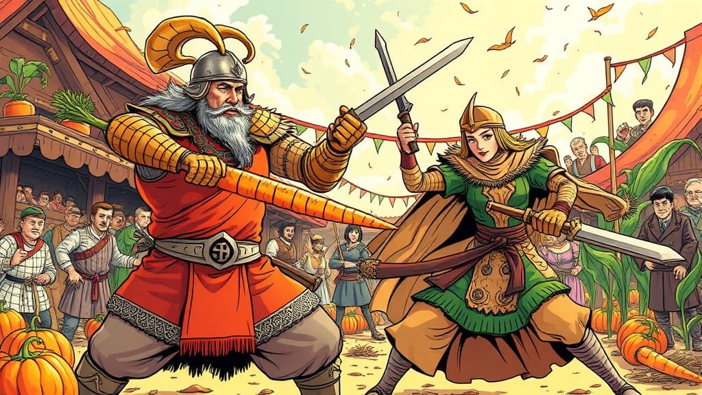 Genghis Khan & Joan of Arc Martial Arts in Autumn Harvest