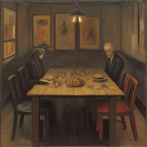 Cat Centaur Cataur in Expressionist Style