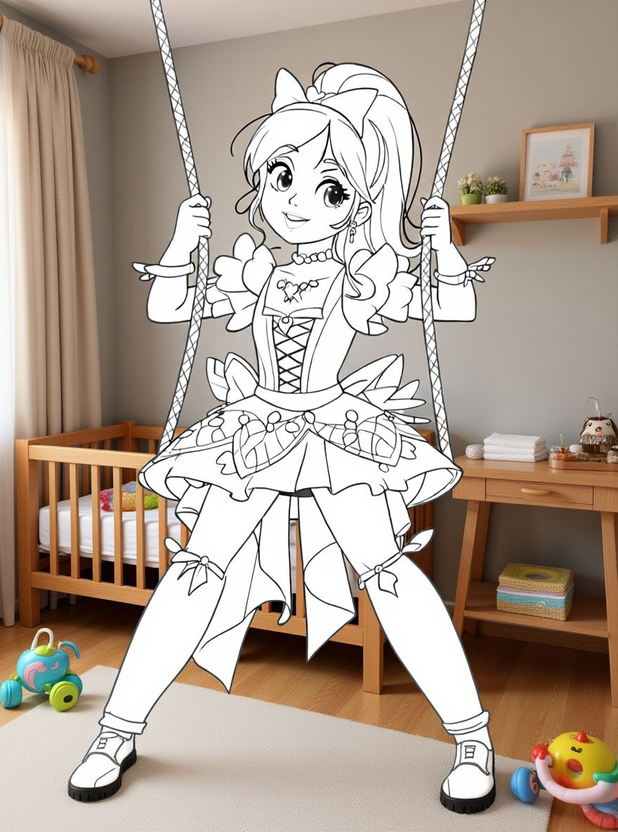 Princess Coloring Book for Baby Girl: Cute Illustrations