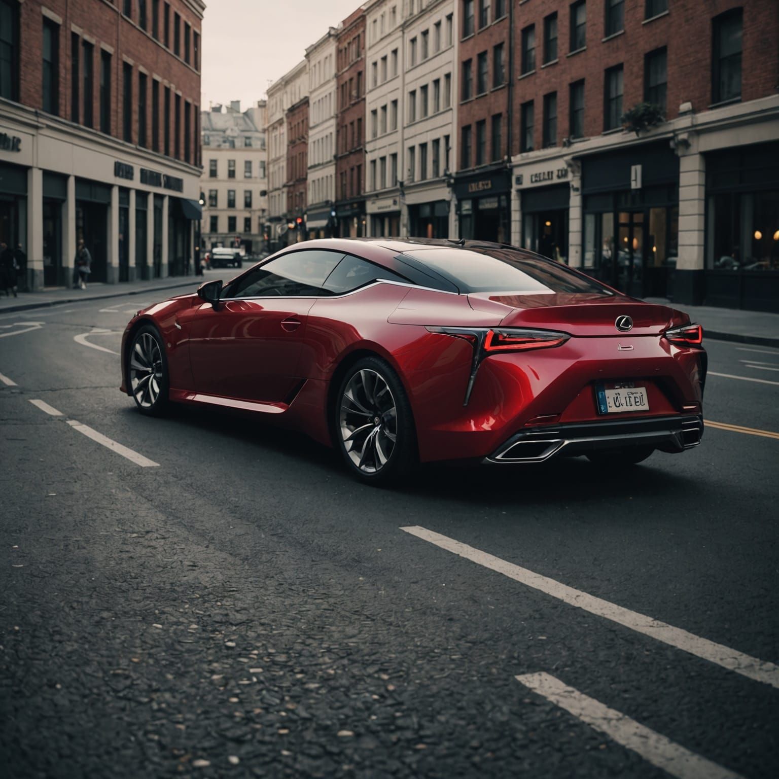 Lexus LC Coupe in Cinematic Style