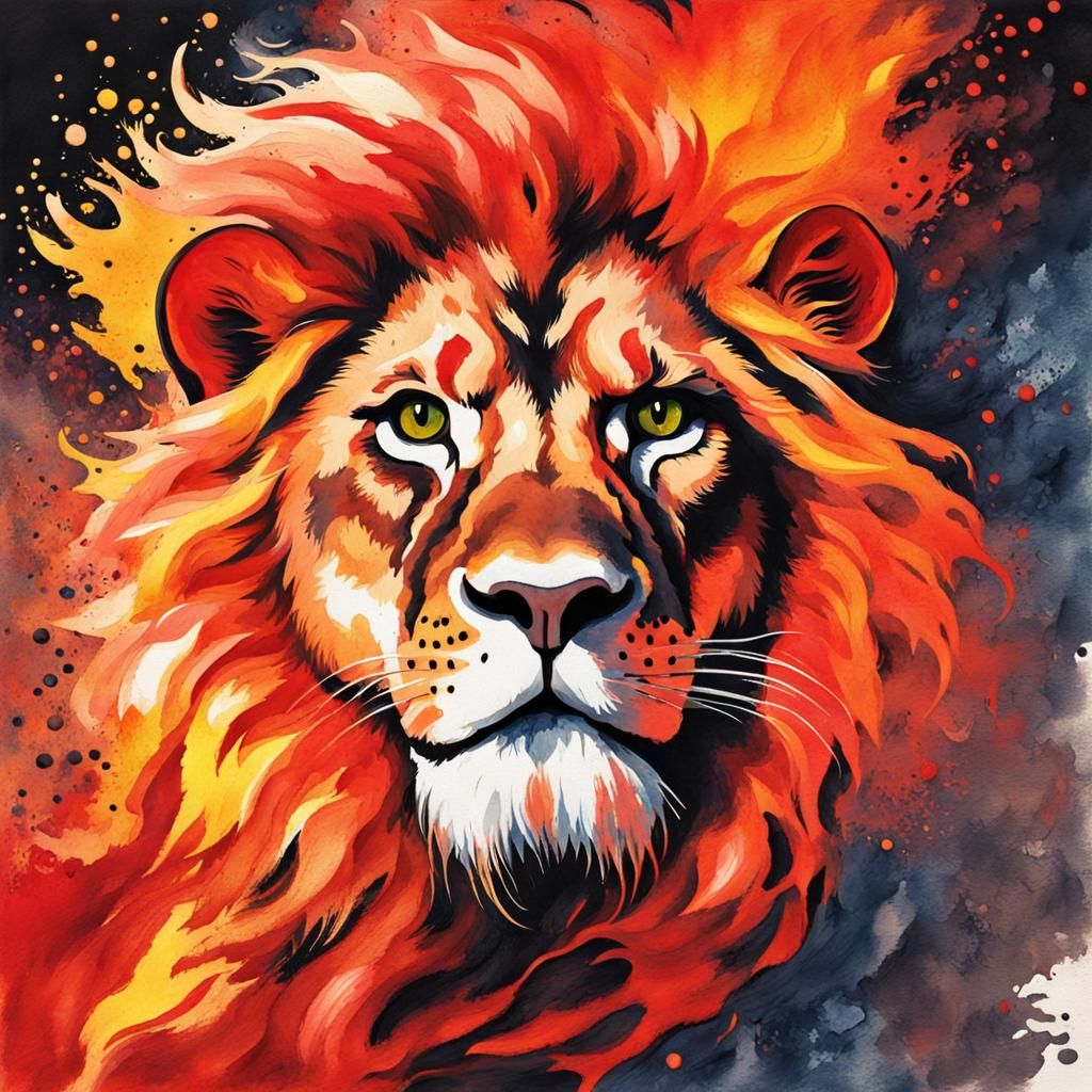 Fiery Lion