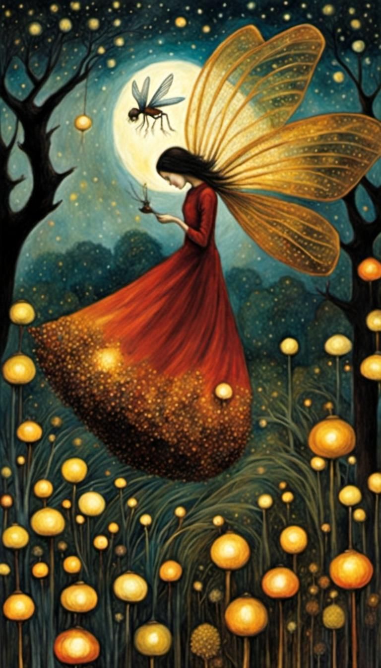 Flying with the fireflies