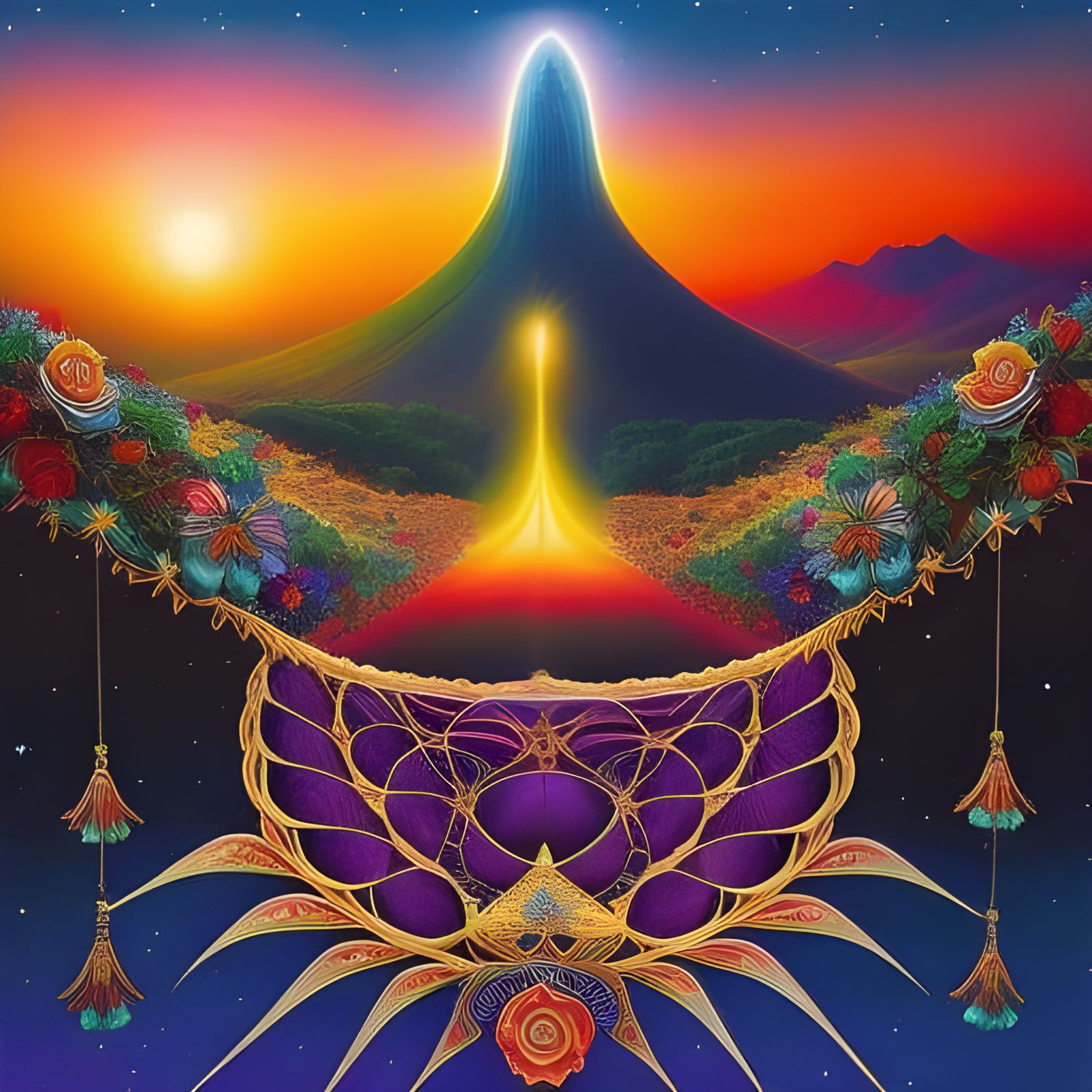 Dreamy Fantasy Art: A Hopeful Vision of Peace