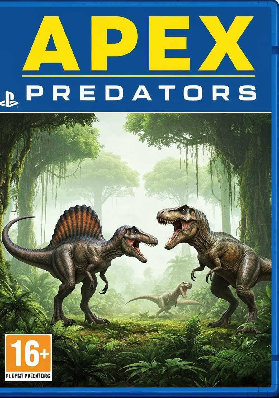 Epic Spinosaurus vs T-Rex Clash on PS4 Cover