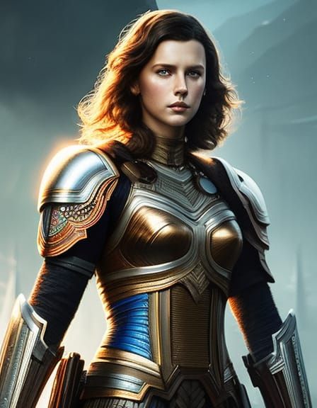 Millie Bobby Brown as Warrior girl 12