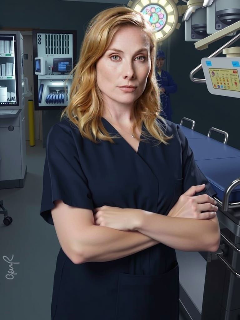 Jac Naylor in Operating Theatre: Hyperrealistic Hospital Sce...