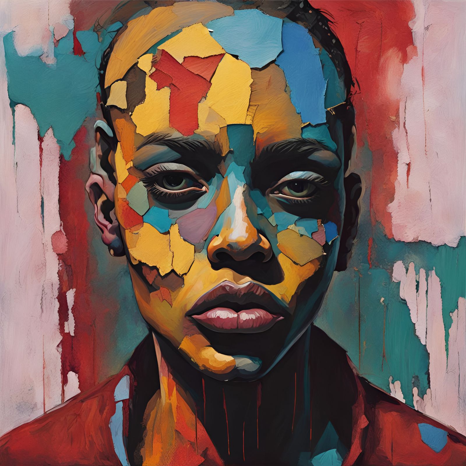 Abstract Expressionist Album Art: "Very Ugly"