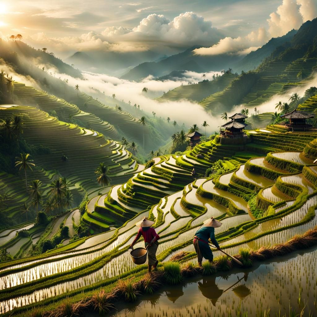 Indonesian landscape