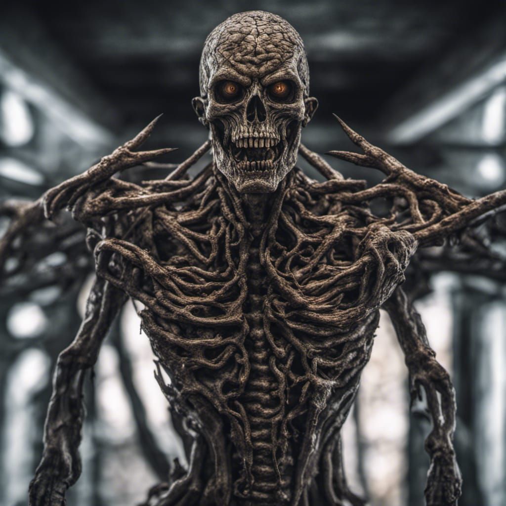 Hyperrealistic Nightmare Scene in High Definition