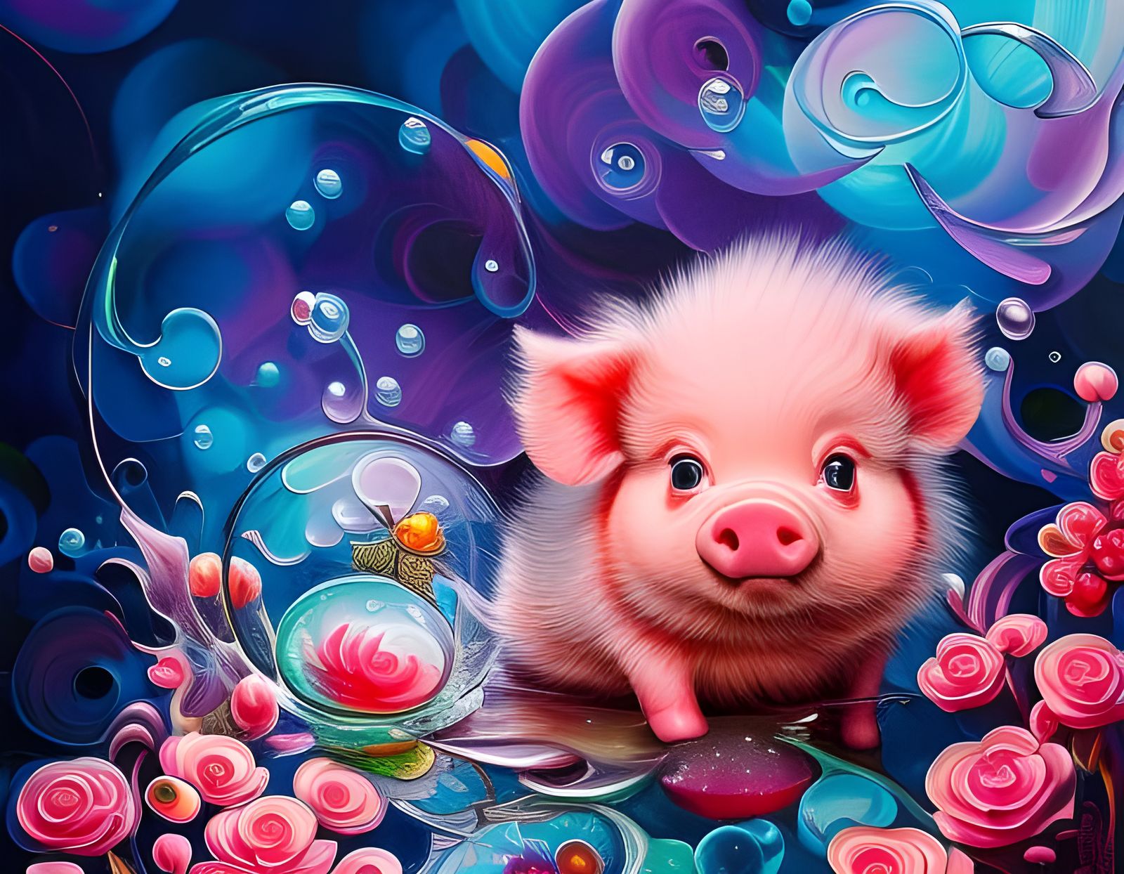 Fuzzy Piggy