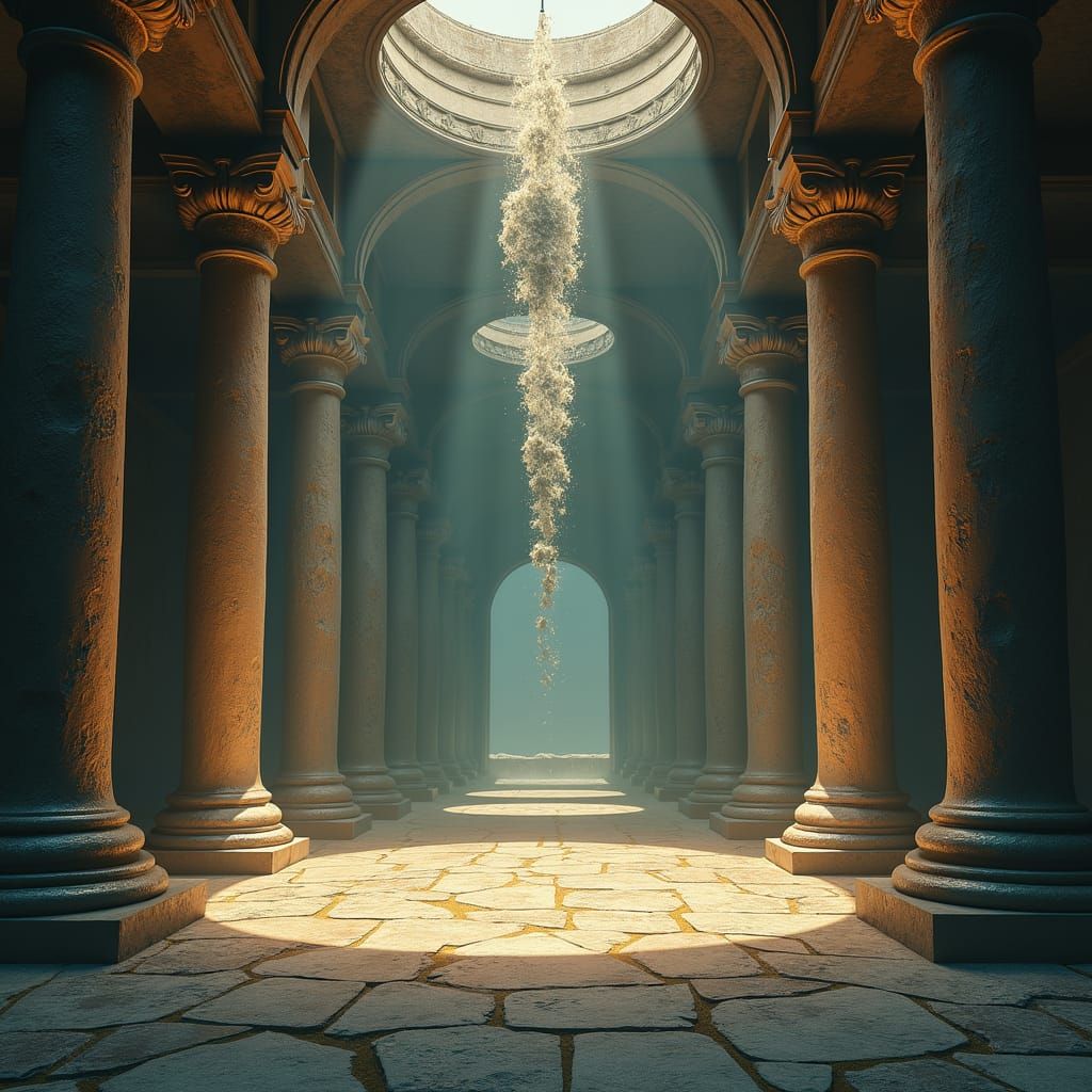 Fantasy Temple Nave: Dreams, Greed, and Magic
