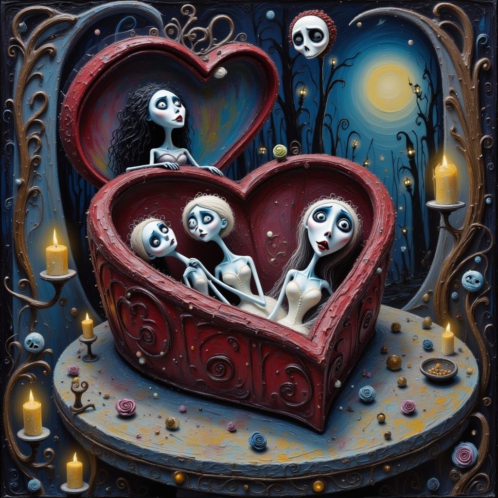 Haunted Heart Box of Screaming Chocolates