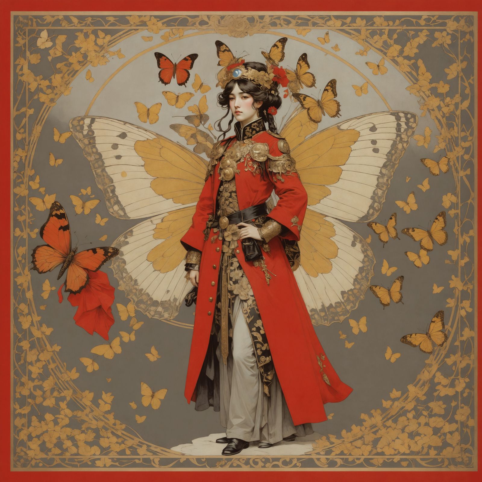 art by Alphonse Mucha, Kazuma Kaneko, Yoshitaka Amano, Édouard Manet, John William Waterhouse, Claude Monet. The mystica...