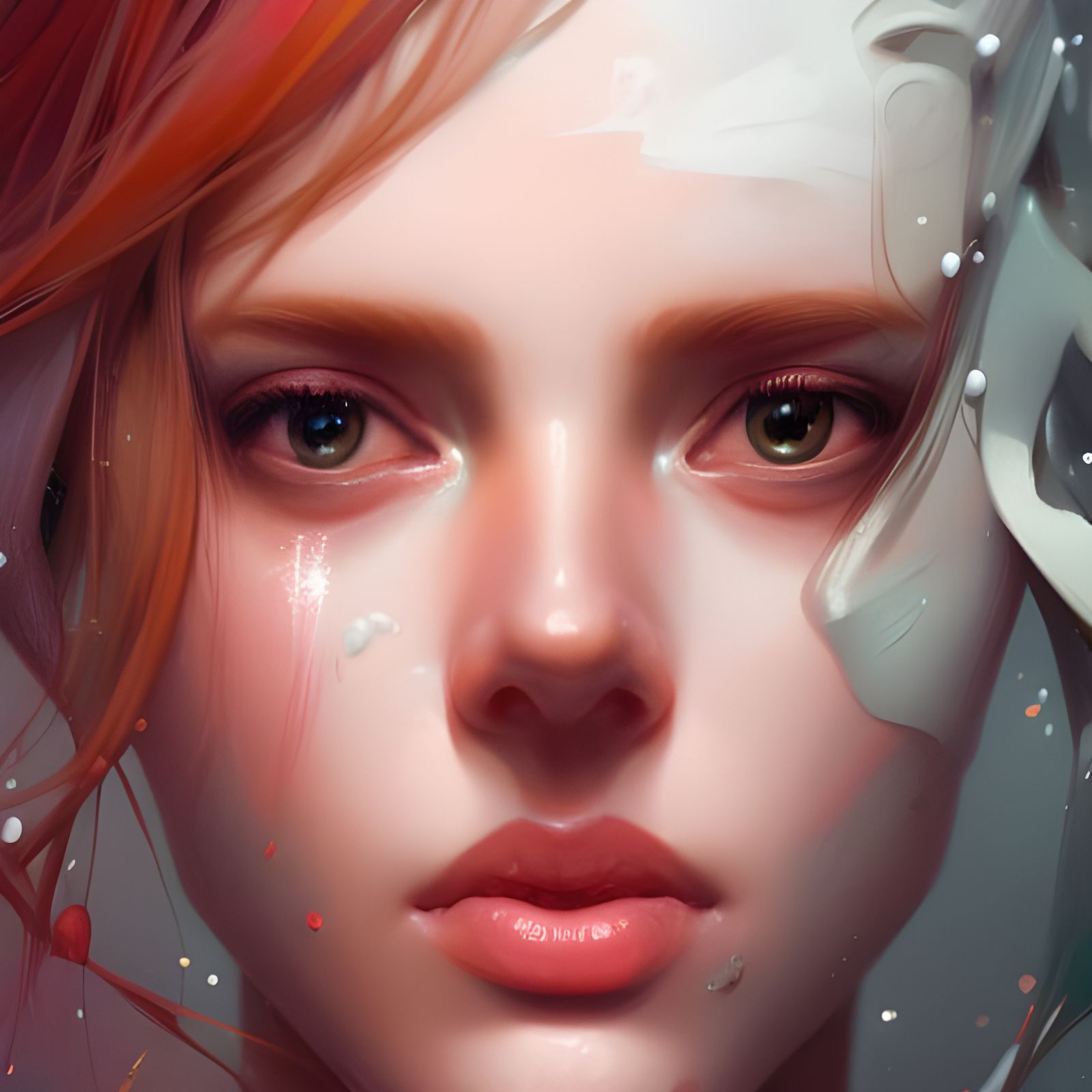 Detailed Portrait with Dynamic Lighting, Trending Art