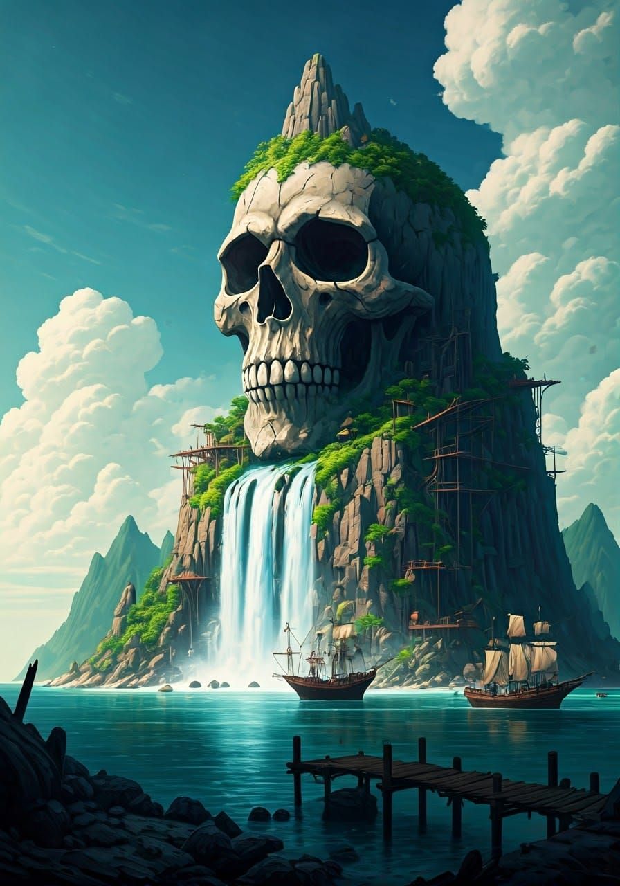Massive Skull Island: A Pirate's Haunted Haven