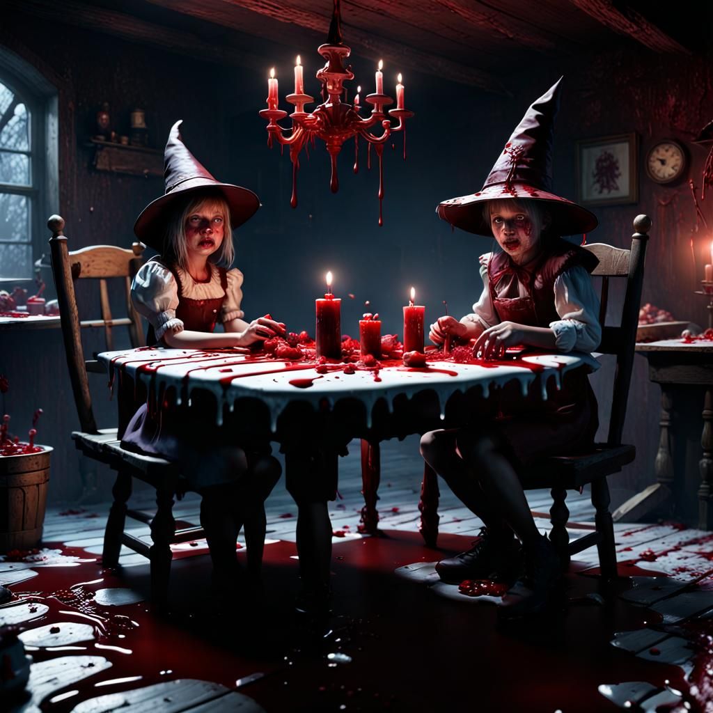 Dark Fantasy: Hansel and Gretel's Bloody Feast