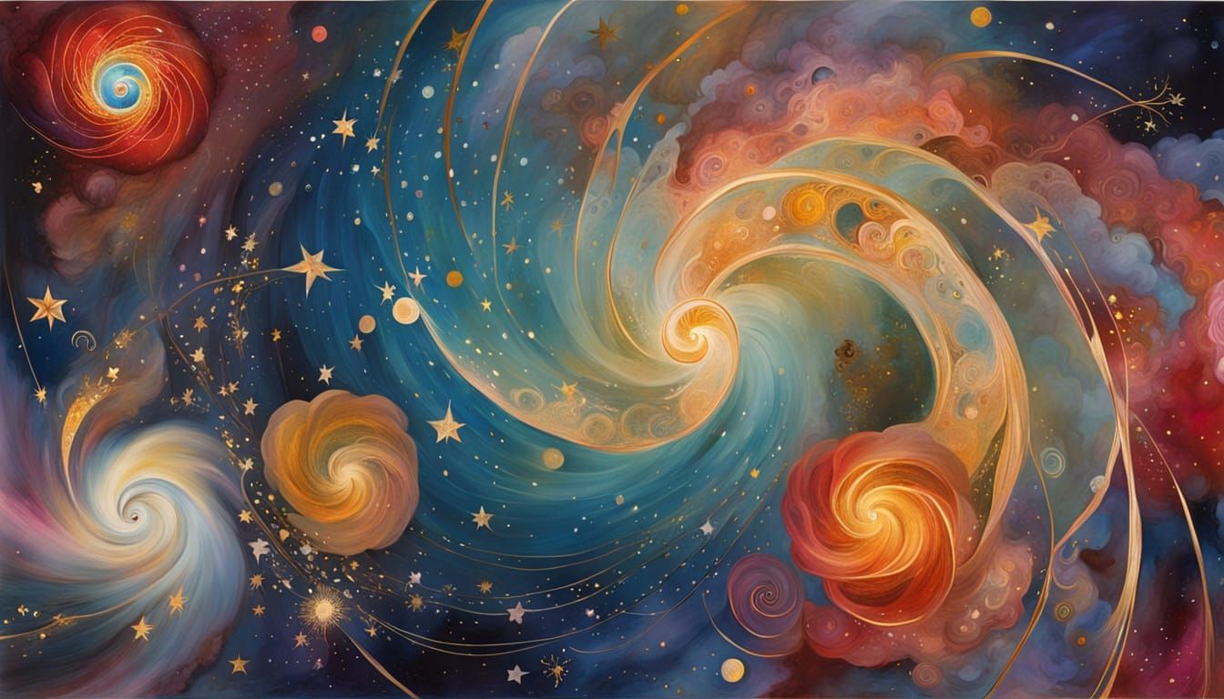 Delicate Vortexes (Millennium Twain's StarEvolvers AstroMagn...